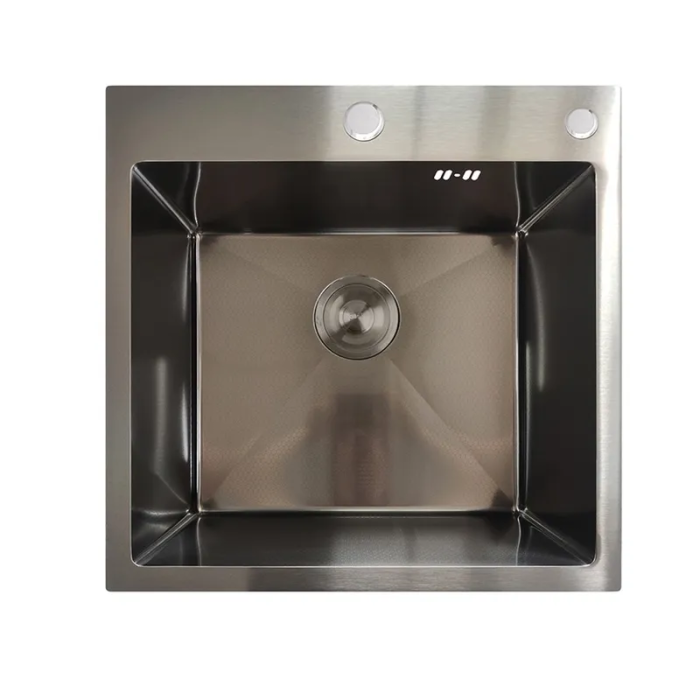 Мийка MIXXUS MH5050 DECOR GRAPHITE (MH5050 DECOR NANO-BLACK)(3.0/0.8) з нерж. сталі (колір графіт) (MX1929) Мийка MIXXUS MH5050 DECOR GRAPHITE (MH5050 DECOR NANO-BLACK)(3.0/0.8) з нерж. сталі (колір графіт) (MX1929)