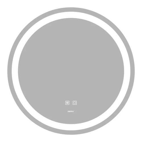 Дзеркало Zerix Solo MC01-60 з LED Touch, Anti-fog, димером, регулятором яскравості (ZX6063)