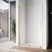 Двері у нішу Walk-In розсувні Koer SR SD07-120x200-L-TR-12 прозоре скло Easy Clean 8мм Матове золото (KR5687)
