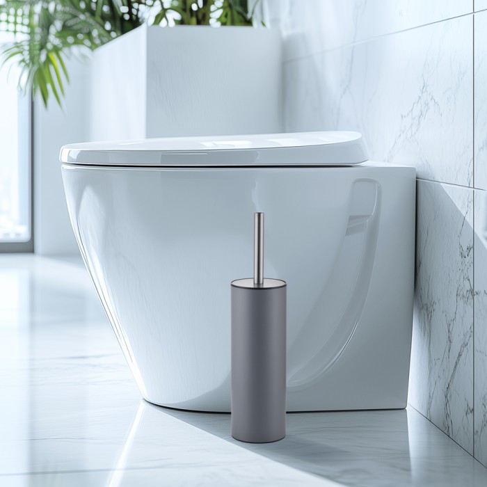 Йоржик для унітазу підлоговий Mixxus Premium Ellipse-TB0201 Graphite колір графіт (MI7068) Йоржик для унітазу підлоговий Mixxus Premium Ellipse-TB0201 Graphite колір графіт (MI7068)