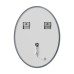 Дзеркало Mixxus Premium WAVE MV04-60x80 з Led Touch, Anti-fog, димером (3-6,5kK) (MP6636)