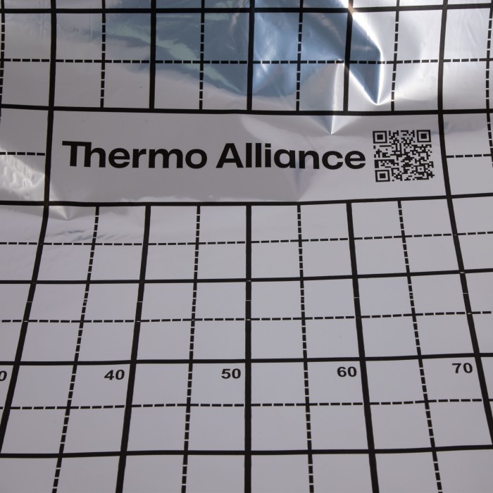 Плівка фольгована Thermo Alliance Forte з розміткою 50 м² (105 мкр) (продається лише рулонами)