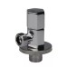 Кран прилад. кут. 1/2"*1/2" керам. картр., відбивач KARRO (KR 13001-3121)