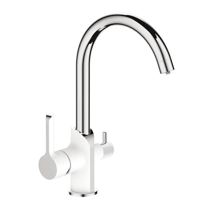 Кухонний змішувач на дві води Mixxus Premium Edem 021 (White) (MI5924) Кухонний змішувач на дві води Mixxus Premium Edem 021 (White) (MI5924)