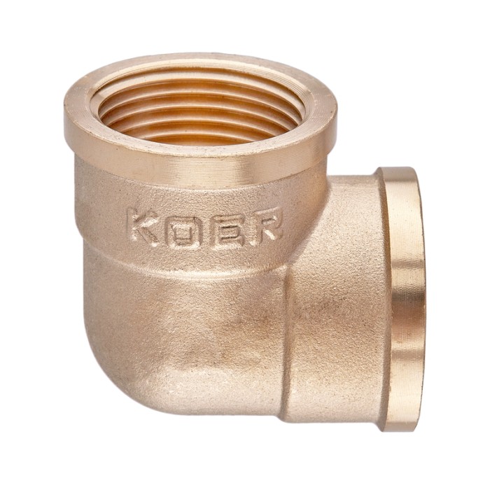 Кут Koer KF.L10F.WN - 1'' FF без нікелю (MX1532) Кут Koer KF.L10F.WN - 1'' FF без нікелю (MX1532)