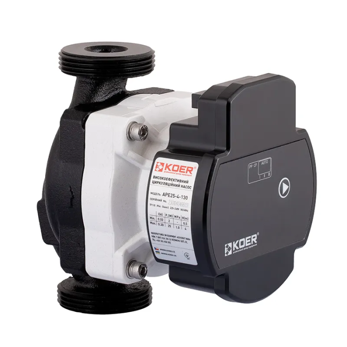 Циркуляційний насос Koer APE 25-4-130 частотний (KP3099) Циркуляційний насос Koer APE 25-4-130 частотний (KP3099)