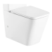 Чаша унітазу-компакту Mixxus Premium Quadro-0401-R Bowl 610х365х825 Rimless без сидіння (MI8339)