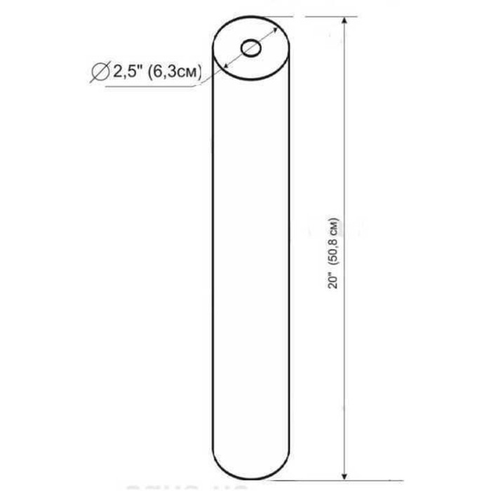 Картридж вугільний пресований Slim line 20*2,5″ Bio+ systems CTO-20В Картридж вугільний пресований Slim line 20*2,5″ Bio+ systems CTO-20В