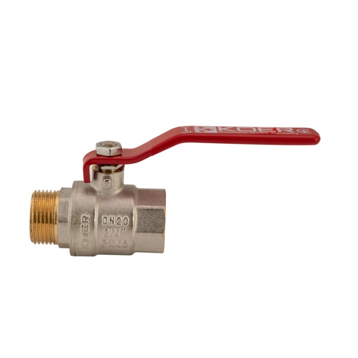 Кран кульовий Koer 3/4" ГШР (KR.215) (KR0044) Кран кульовий Koer 3/4" ГШР (KR.215) (KR0044)