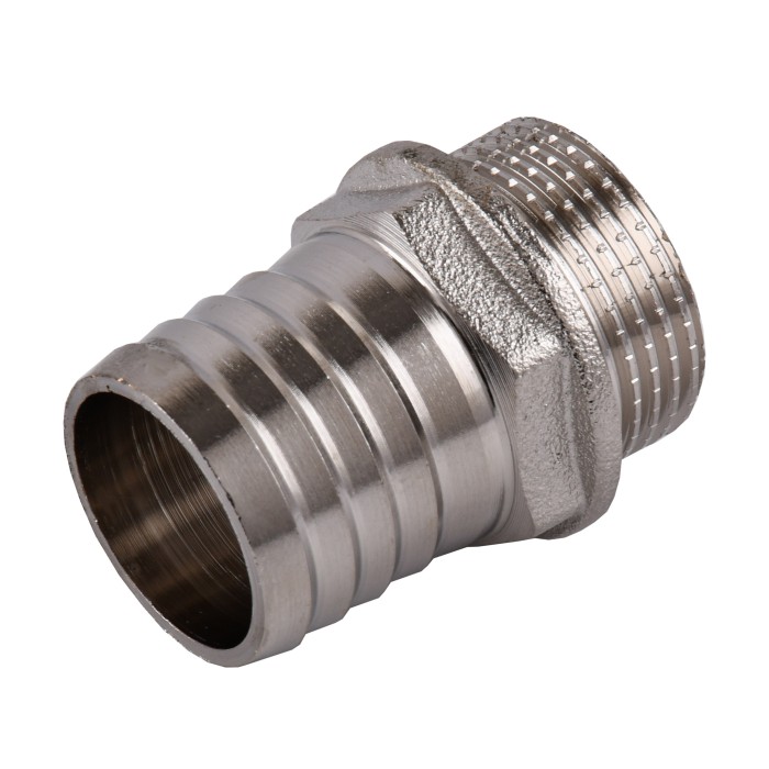 Штуцер 3/4″З 25мм нікельований NU4L2S OPTIMUM Штуцер 3/4″З 25мм нікельований NU4L2S OPTIMUM