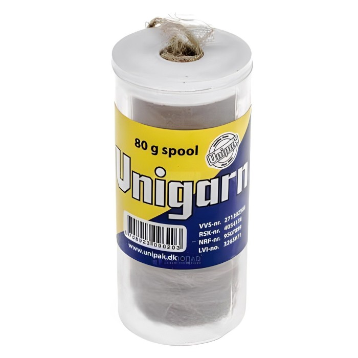 Пакля, льон сантехнічний Unigarn 80g UNIPAK (катушка в тубусі) Пакля, льон сантехнічний Unigarn 80g UNIPAK (катушка в тубусі)