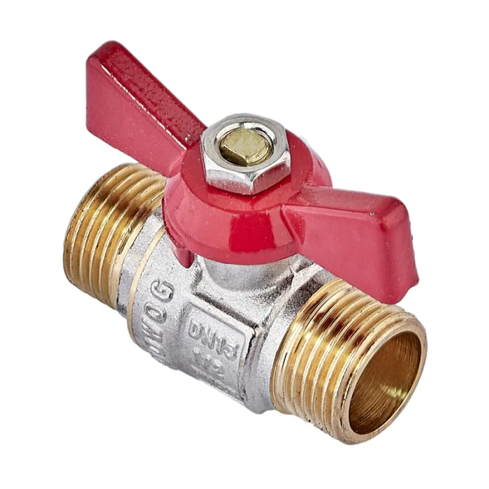 Кран кульовий Waterpro WP608-15MMW - 1/2" ШШМ (сталевий метелик) (WP3296) Кран кульовий Waterpro WP608-15MMW - 1/2" ШШМ (сталевий метелик) (WP3296)