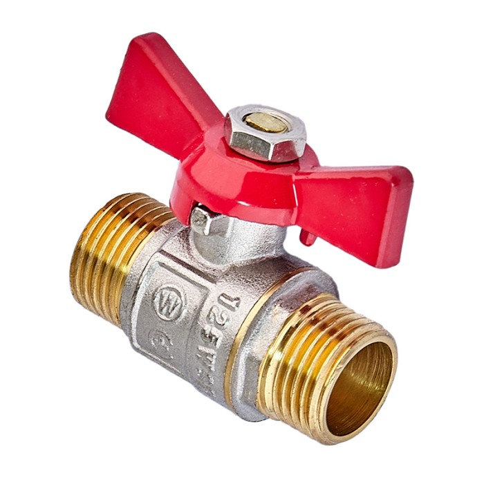 Кран кульовий Waterpro WP608-15MMW - 1/2" ШШМ (сталевий метелик) (WP3296) Кран кульовий Waterpro WP608-15MMW - 1/2" ШШМ (сталевий метелик) (WP3296)