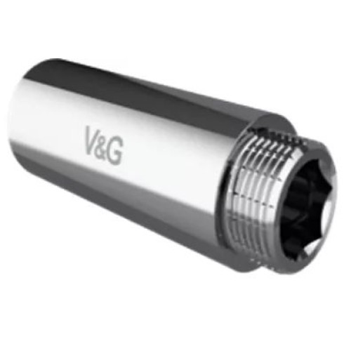 Подовжувач  1/2" 60мм хром V&G {45}