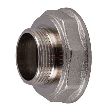 Перехідник редукційний 2″х1 1/4″ВЗ нікельований восьмигранний NK863O OPTIMUM