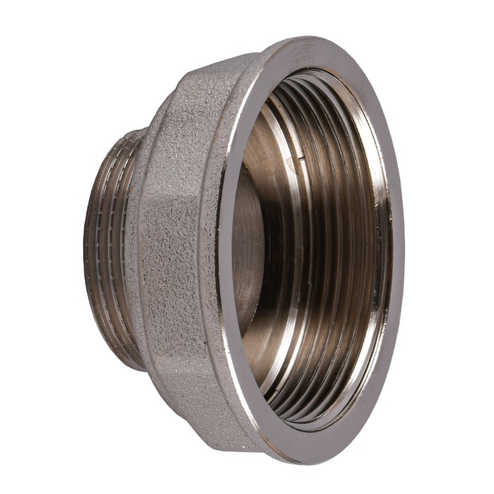Перехідник редукційний 2″х1 1/4″ВЗ нікельований восьмигранний NK863O OPTIMUM Перехідник редукційний 2″х1 1/4″ВЗ нікельований восьмигранний NK863O OPTIMUM