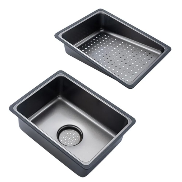 GS 7547-19 мийка PROFI 750*470 змішувач+сифон+ коланд.+дозатор+омивач склянк. (збройва сталь) {1/1} GS 7547-19 мийка PROFI 750*470 змішувач+сифон+ коланд.+дозатор+омивач склянк. (збройва сталь) {1/1}