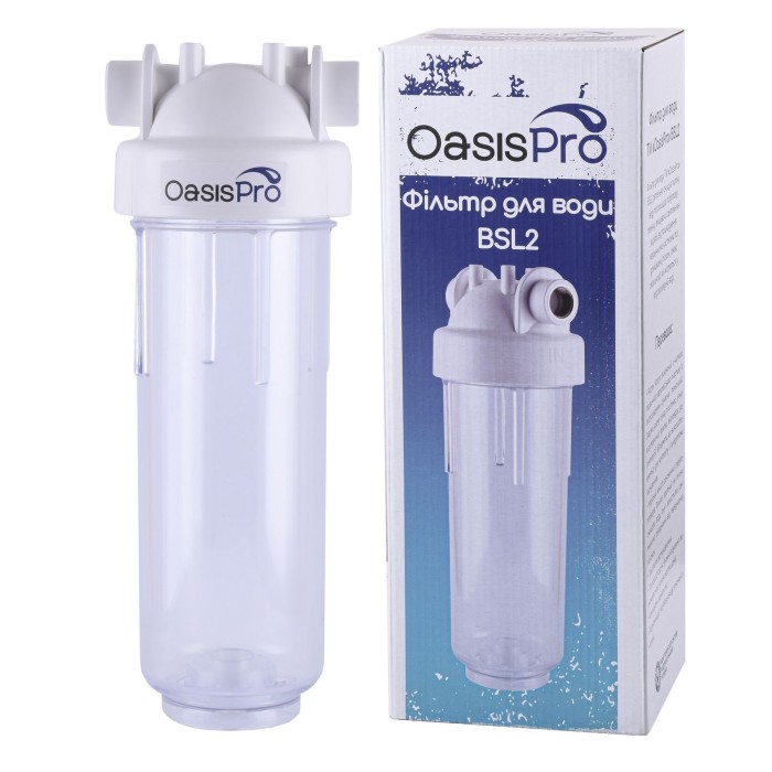 Фільтр-колба 2-х комп.+ Коробка, БЕЗ картриджа, OasisPro BSL2, 1″ Фільтр-колба 2-х комп.+ Коробка, БЕЗ картриджа, OasisPro BSL2, 1″