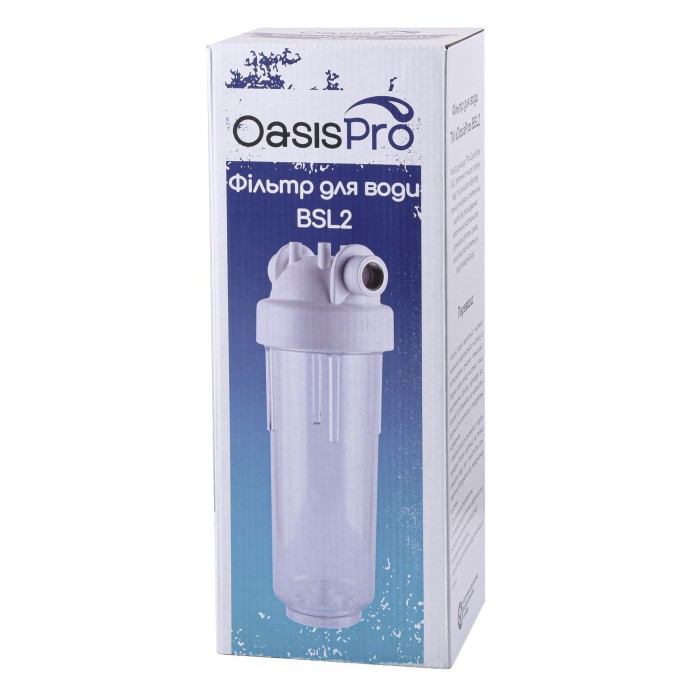 Фільтр-колба 2-х комп.+ Коробка, БЕЗ картриджа, OasisPro BSL2, 1″ Фільтр-колба 2-х комп.+ Коробка, БЕЗ картриджа, OasisPro BSL2, 1″