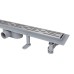 IT13-FT01/400 ITAL Душовий трап 400*70*67 мм ABS пластик, сірий  (блістер) {5/1}