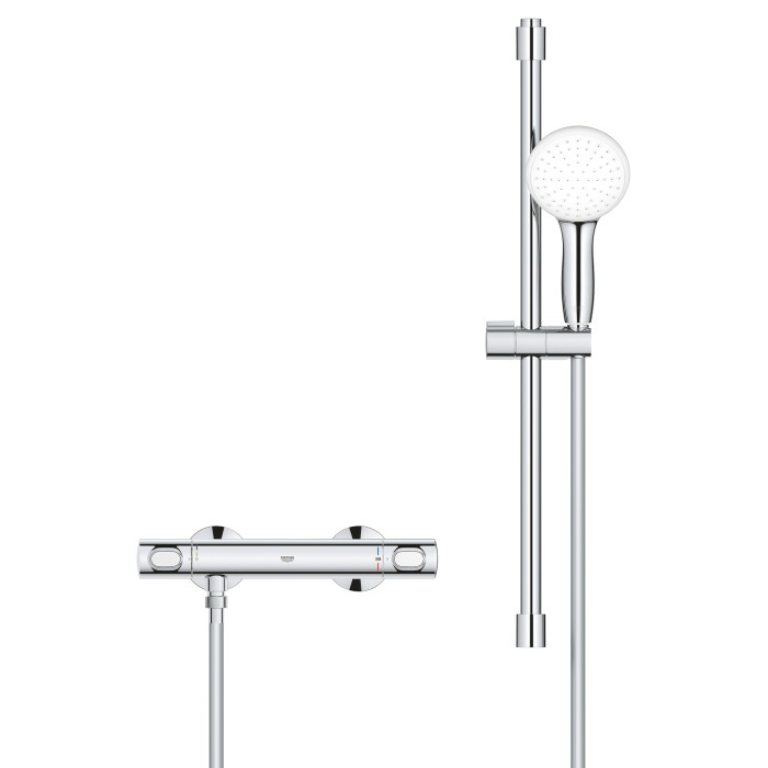 Термостат для душу Grohe Grohtherm 500 з душовим гарнітуром (34796001) Термостат для душу Grohe Grohtherm 500 з душовим гарнітуром (34796001)