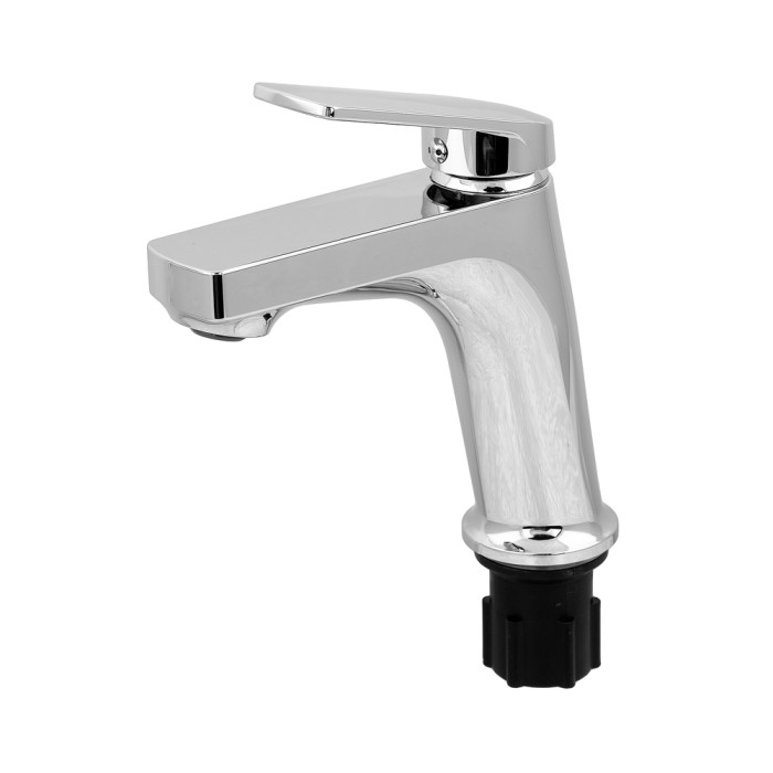 Змішувач для умивальника Plamix Lucas-001 SET Chrome з підведенням (PM0707) Змішувач для умивальника Plamix Lucas-001 SET Chrome з підведенням (PM0707)
