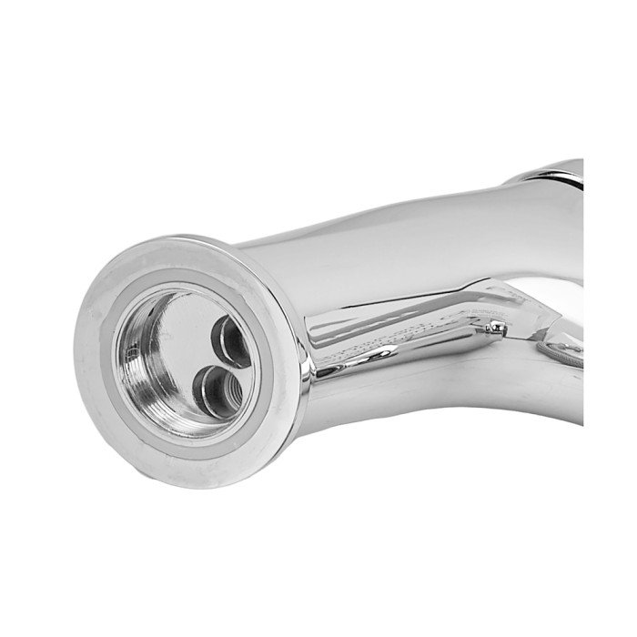 Змішувач для умивальника Plamix Lucas-001 SET Chrome з підведенням (PM0707) Змішувач для умивальника Plamix Lucas-001 SET Chrome з підведенням (PM0707)