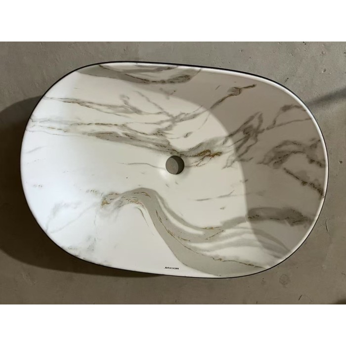 Раковина накладна MIXXUS PREMIUM ELLIPSE-0105 MARBLE-BLACK 600х400х150mm (MP6565) Раковина накладна MIXXUS PREMIUM ELLIPSE-0105 MARBLE-BLACK 600х400х150mm (MP6565)
