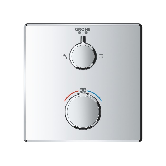 Термостат прихованого монтажу на 2 споживача Grohe Grohtherm Convent. Concealed (24079000) Термостат прихованого монтажу на 2 споживача Grohe Grohtherm Convent. Concealed (24079000)