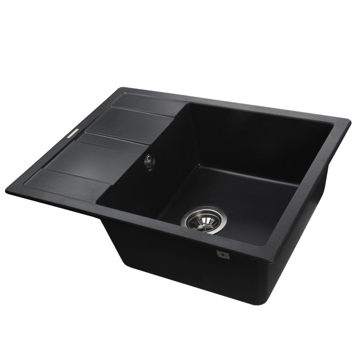 Гранітна мийка Globus Lux ONE чорний 650х500мм-А0002 Гранітна мийка Globus Lux ONE чорний 650х500мм-А0002