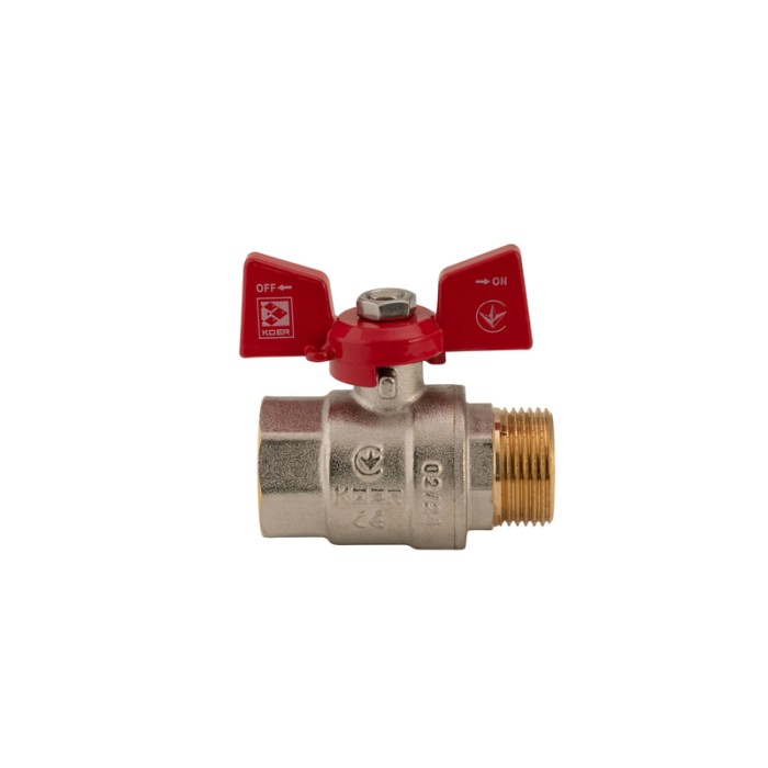 Кран кульовий Koer 3/4" ГШМ (KR.218) (KR0043) Кран кульовий Koer 3/4" ГШМ (KR.218) (KR0043)