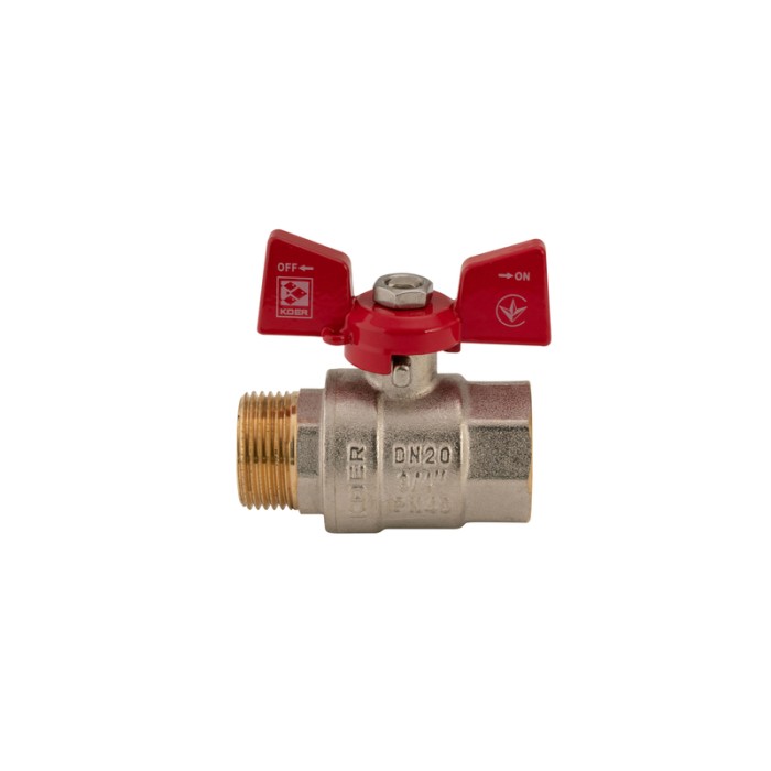 Кран кульовий Koer 3/4" ГШМ (KR.218) (KR0043) Кран кульовий Koer 3/4" ГШМ (KR.218) (KR0043)