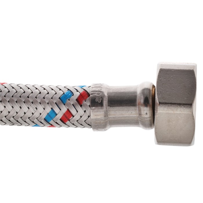 Гнучкий шланг для підключення води Гайка 1/2'' - Штуцер 1/2'' (30 см) KOER (KR0262) Гнучкий шланг для підключення води Гайка 1/2'' - Штуцер 1/2'' (30 см) KOER (KR0262)