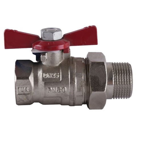 Кран кульовий ARCO     3/4″ SENA 154104 прямий з американкою (754104)