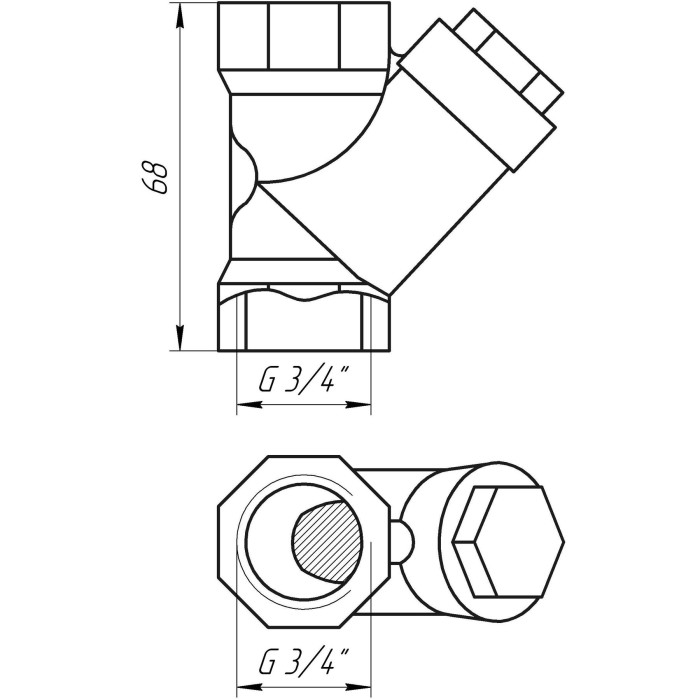 Фільтр грубого очищення ARCO 3/4″ 01831 Фільтр грубого очищення ARCO 3/4″ 01831