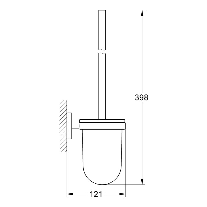 Туалетний йоржик у комплекті Grohe Essentials New (40374001) Туалетний йоржик у комплекті Grohe Essentials New (40374001)
