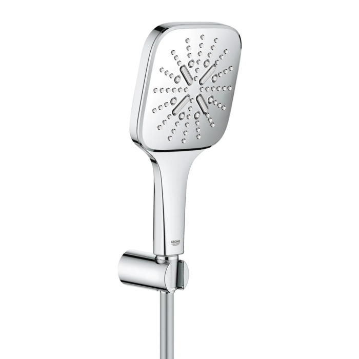 Душовий набір з тримачем, 3 режими струменя Grohe Rainshower SmartActive (26589000) Душовий набір з тримачем, 3 режими струменя Grohe Rainshower SmartActive (26589000)