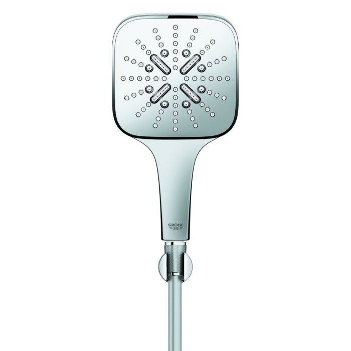 Душовий набір з тримачем, 3 режими струменя Grohe Rainshower SmartActive (26589000) Душовий набір з тримачем, 3 режими струменя Grohe Rainshower SmartActive (26589000)