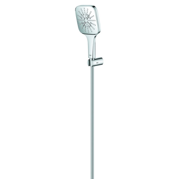 Душовий набір з тримачем, 3 режими струменя Grohe Rainshower SmartActive (26589000) Душовий набір з тримачем, 3 режими струменя Grohe Rainshower SmartActive (26589000)
