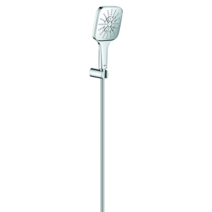 Душовий набір з тримачем, 3 режими струменя Grohe Rainshower SmartActive (26589000) Душовий набір з тримачем, 3 режими струменя Grohe Rainshower SmartActive (26589000)