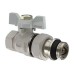 Кран кульовий з американкою V&G Optima    1/2"ВЗ (білий метелик) {18}