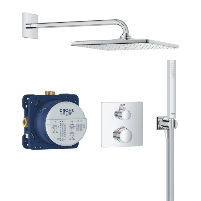 Душова система прихованого монтажу з термостатом Grohe Grohtherm (34870000) Душова система прихованого монтажу з термостатом Grohe Grohtherm (34870000)