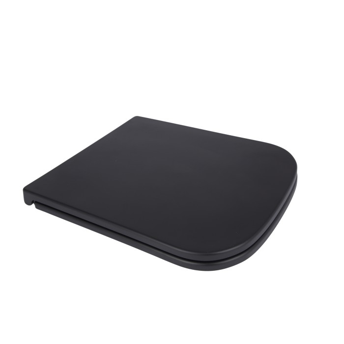 Сидіння для унітаза Qtap Tern 420х340х35 мм, Matt Black, з мікроліфтом, Slim Duroplast, Quick Release QT99HY2322MB Сидіння для унітаза Qtap Tern 420х340х35 мм, Matt Black, з мікроліфтом, Slim Duroplast, Quick Release QT99HY2322MB