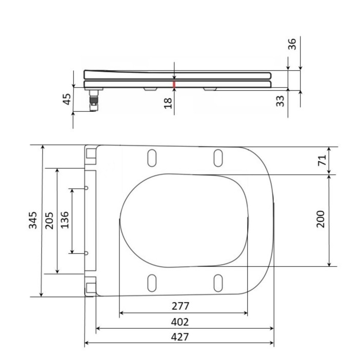Сидіння для унітаза Qtap Tern 420х340х35 мм, Matt Black, з мікроліфтом, Slim Duroplast, Quick Release QT99HY2322MB Сидіння для унітаза Qtap Tern 420х340х35 мм, Matt Black, з мікроліфтом, Slim Duroplast, Quick Release QT99HY2322MB