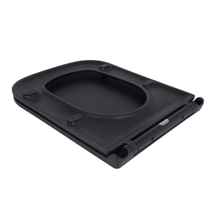 Сидіння для унітаза Qtap Tern 420х340х35 мм, Matt Black, з мікроліфтом, Slim Duroplast, Quick Release QT99HY2322MB Сидіння для унітаза Qtap Tern 420х340х35 мм, Matt Black, з мікроліфтом, Slim Duroplast, Quick Release QT99HY2322MB