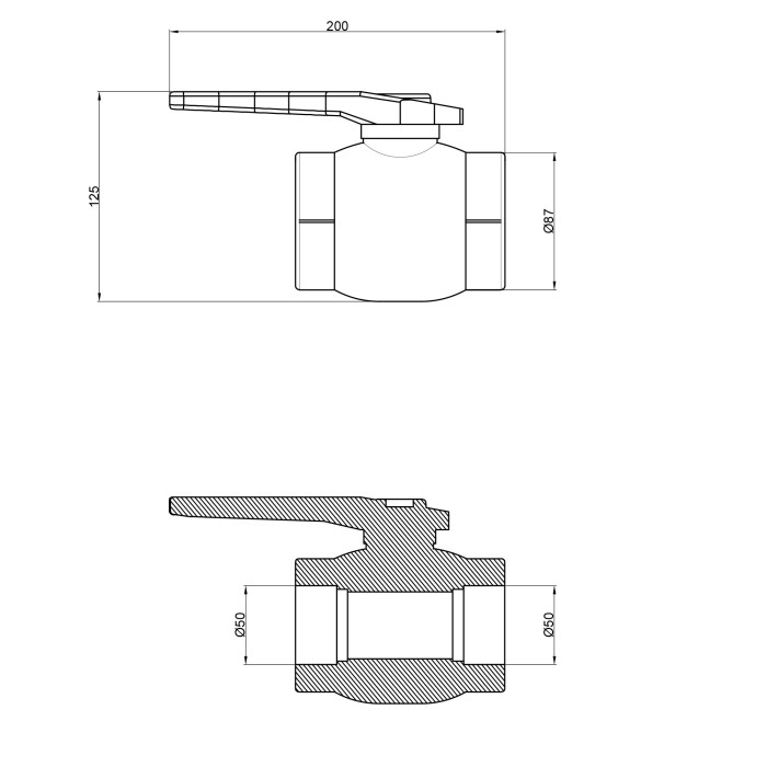 Кран кульовий PPR Thermo Alliance 50 Кран кульовий PPR Thermo Alliance 50