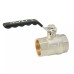 Кран кульовий ITAL PN25 1 1/4" вн.-вн., ручка, нікель