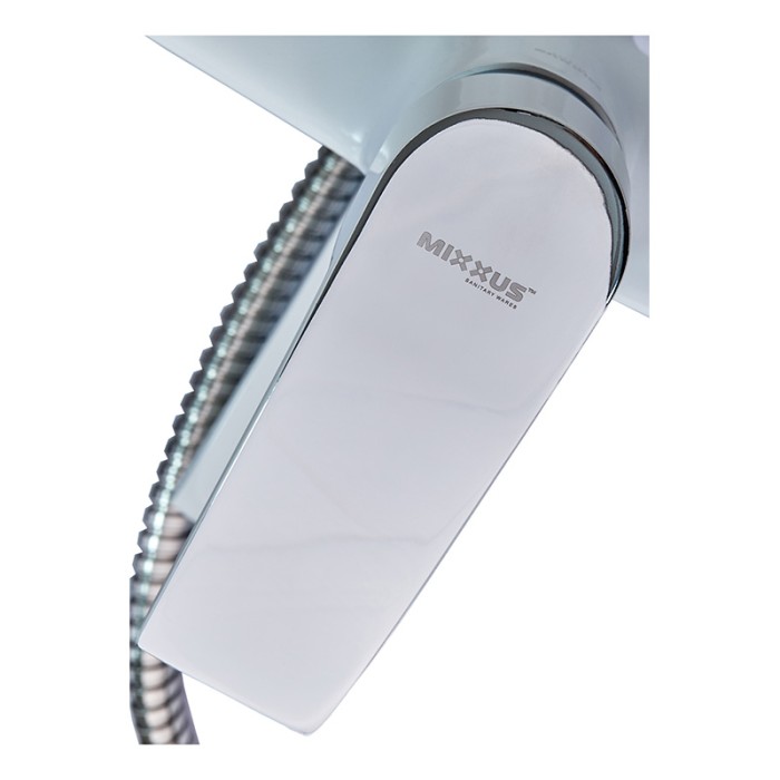 Змішувач для ванни Mixxus Magnum 009 (Euro) White-Chrome (MI6203) Змішувач для ванни Mixxus Magnum 009 (Euro) White-Chrome (MI6203)