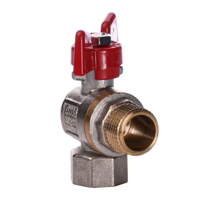 Кран кульовий Q PROFESSIONAL 1/2″ нв КБ кутовий Q154 PN40 Кран кульовий Q PROFESSIONAL 1/2″ нв КБ кутовий Q154 PN40