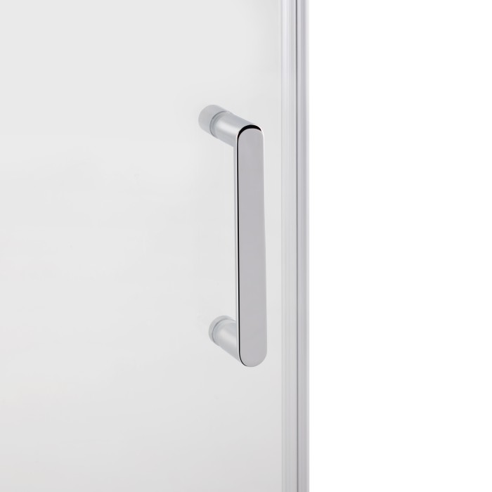 Душові двері в нішу Qtap Taurus CRM201-11.C6 97-108x200 см, скло Clear 6 мм, покриття CalcLess